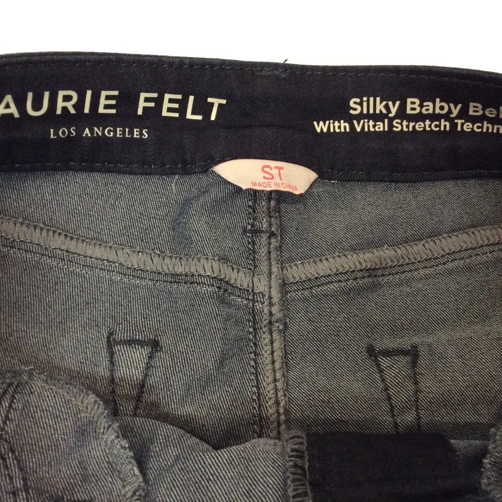 Small Tall Jeans By Laurie Felt 28 Baby Bell Jeans NWT Indigo Color - Picture 4 of 10